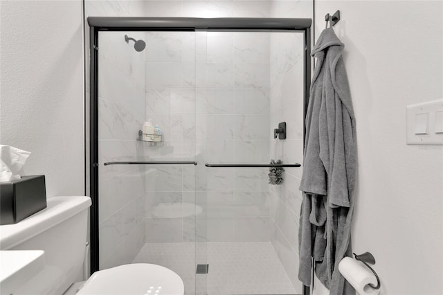 17333 Savory Mist Cir, Bradenton, FL 34211 - bathroom with a shower stall and toilet
