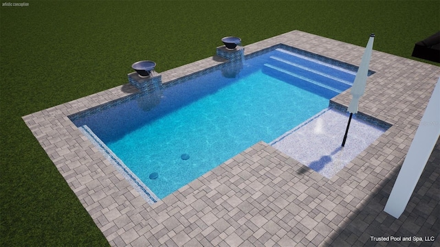 17333 Savory Mist Cir, Bradenton, FL 34211 - outdoor pool with a hot tub