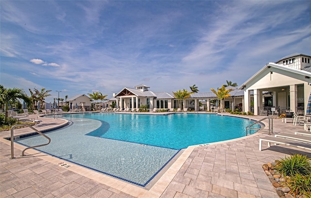 17333 Savory Mist Cir, Bradenton, FL 34211 - community pool with a patio