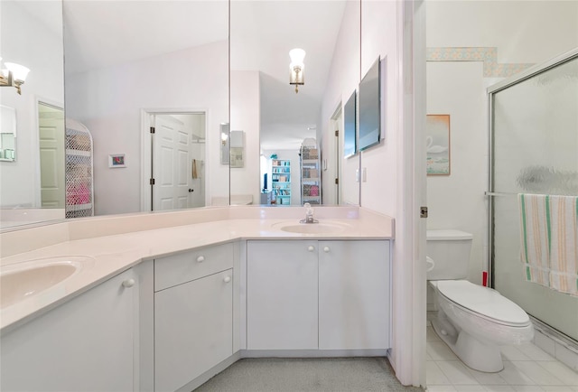 1316 Perico Point Cir, Bradenton, FL 34209 - full bath with double vanity and a shower with shower door