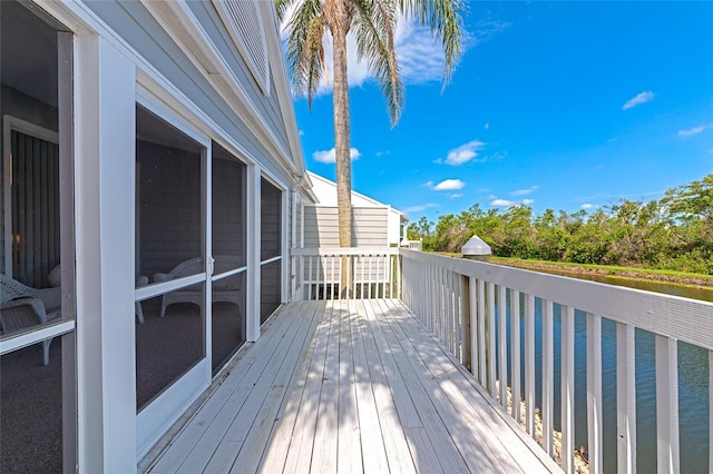 1316 Perico Point Cir, Bradenton, FL 34209 - view of wooden terrace