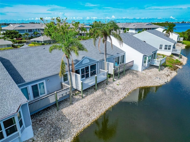 1316 Perico Point Cir, Bradenton, FL 34209 - aerial perspective of suburban area with a large body of water