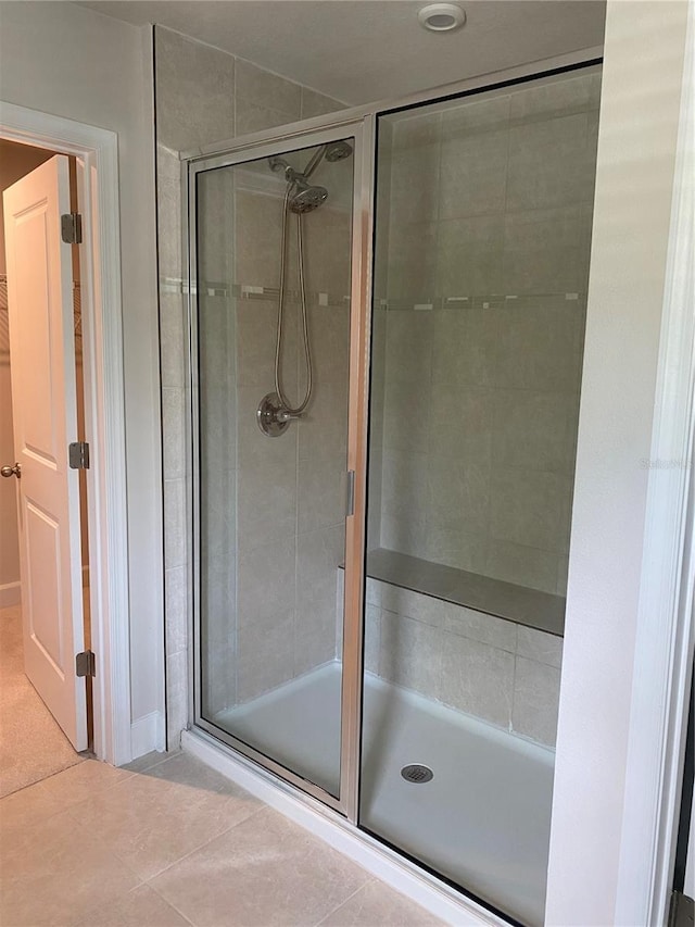 1710 Summer Rose Dr, Mount Dora, FL 32757 - bathroom featuring a stall shower and tile patterned flooring