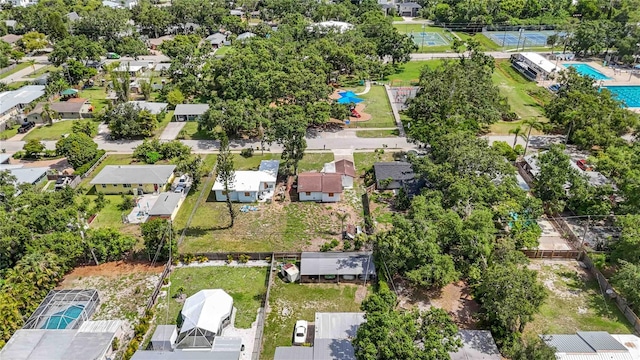 2558 Hawthorne St, Sarasota, FL 34239 - aerial view of residential area with a pool
