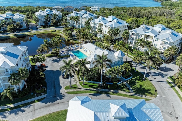 7820 34th Ave W Unit 102, Bradenton, FL 34209 - aerial view of residential area featuring a nearby body of water