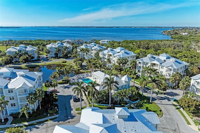 7820 34th Ave W Unit 102, Bradenton, FL 34209 - aerial view of residential area featuring a large body of water