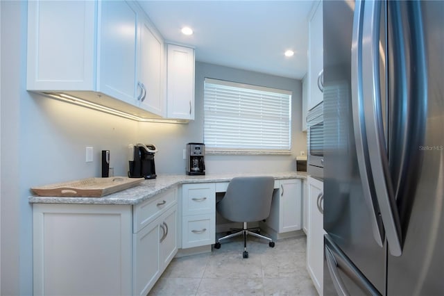 5750 Midnight Pass Rd Unit 203, Sarasota, FL 34242 - office with built in desk and recessed lighting
