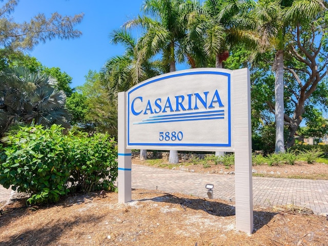 5880 Midnight Pass Rd Unit 202, Sarasota, FL 34242 - view of community / neighborhood sign