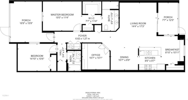 5604 Palmer Cir Unit 103, Bradenton, FL 34211 - view of home floor plan