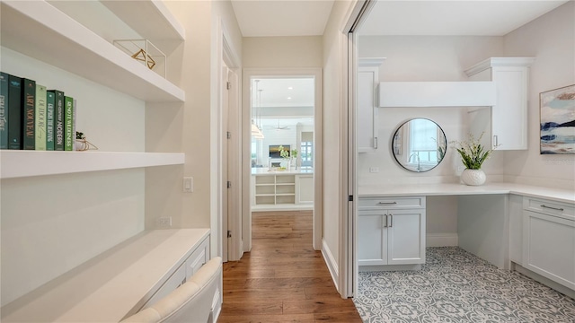 14665 Como Cir, Lakewood Ranch, FL 34202 - hall with light wood finished floors