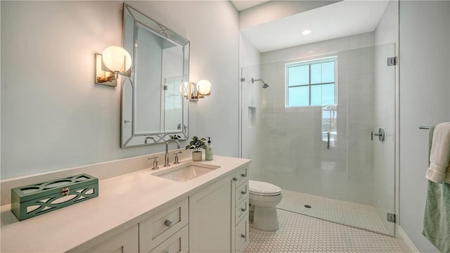 14665 Como Cir, Lakewood Ranch, FL 34202 - bathroom with a shower stall and vanity
