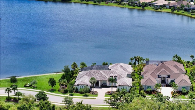 14665 Como Cir, Lakewood Ranch, FL 34202 - aerial view of residential area featuring a nearby body of water