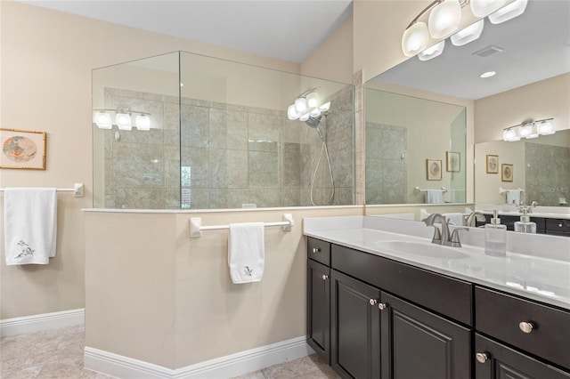 2070 Crystal Lake Trl, Bradenton, FL 34211 - bathroom with vanity and walk in shower