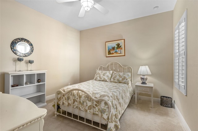 2070 Crystal Lake Trl, Bradenton, FL 34211 - carpeted bedroom featuring baseboards and ceiling fan