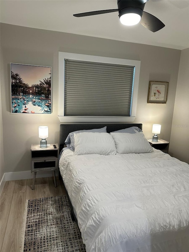 1840 3rd Ave E, Bradenton, FL 34208 - bedroom featuring wood finished floors and ceiling fan