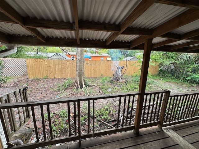 2230 50th Ave N, Saint Petersburg, FL 33714 - view of wooden terrace
