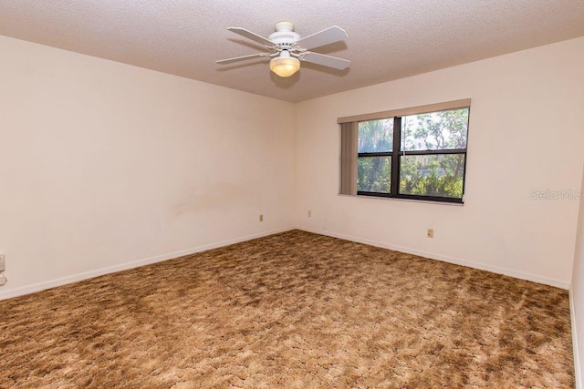 5213 20th Street Ct E, Bradenton, FL 34203 - carpeted spare room with a textured ceiling and a ceiling fan