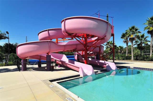 3276 Westford Ln, Sarasota, FL 34231 - community pool with a water slide