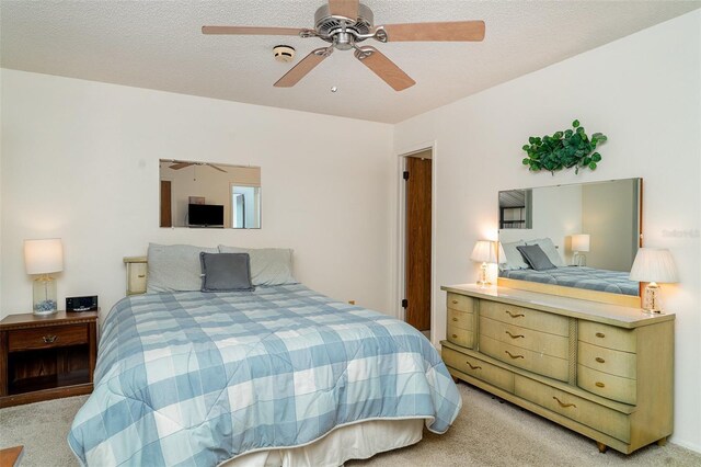 4165 66th Street Cir W Unit H, Bradenton, FL 34209 - bedroom featuring light colored carpet and a ceiling fan