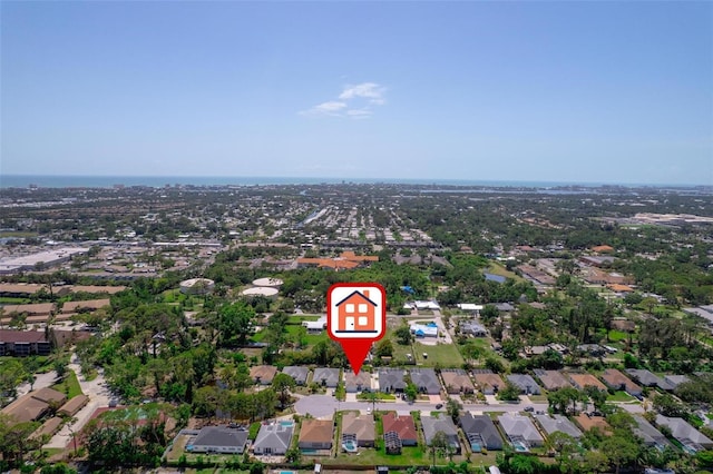 5410 Matthew Ct, Sarasota, FL 34231 - aerial view of property's location featuring nearby suburban area
