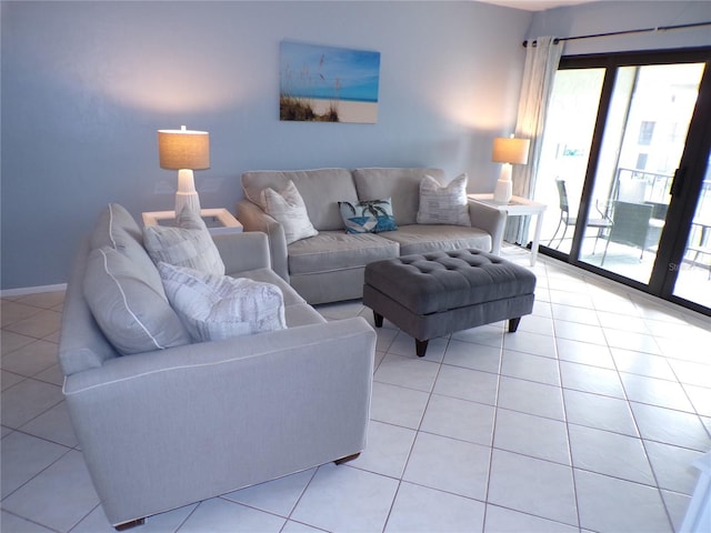 1801 Gulf Dr N Unit 207, Bradenton Beach, FL 34217 - living area with plenty of natural light and light tile patterned floors