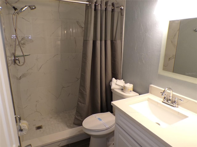 1801 Gulf Dr N Unit 207, Bradenton Beach, FL 34217 - full bath featuring a stall shower, vanity, and a textured wall
