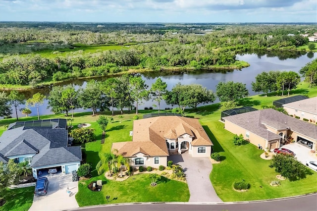 13503 22nd Ct E, Parrish, FL 34219 - aerial view of residential area featuring a nearby body of water