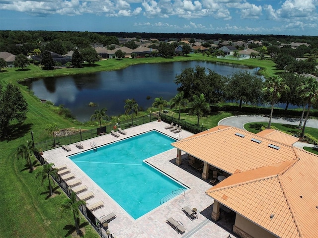 13503 22nd Ct E, Parrish, FL 34219 - community pool with a water view and a patio