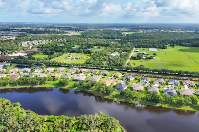 13503 22nd Ct E, Parrish, FL 34219 - aerial perspective of suburban area featuring a large body of water