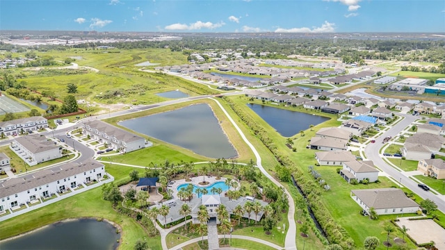 2108 Citrus Breeze Dr, Bradenton, FL 34208 - aerial view of property and surrounding area with a nearby body of water and nearby suburban area