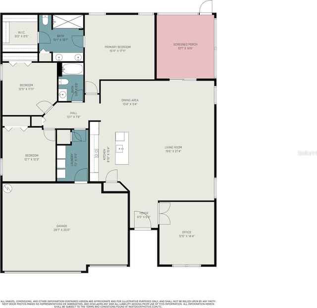 2108 Citrus Breeze Dr, Bradenton, FL 34208 - view of room layout
