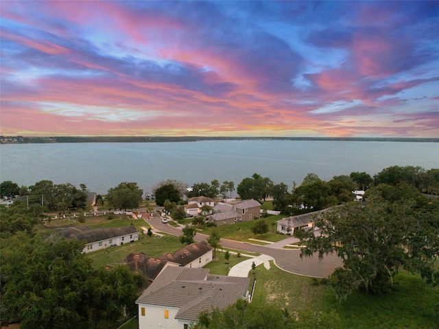 1841 Moorings Ct, Clermont, FL 34711 - aerial view at dusk of a water view