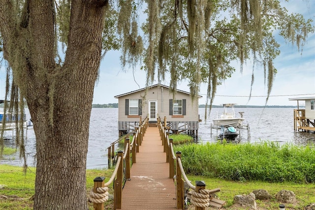 1841 Moorings Ct, Clermont, FL 34711 - dock area featuring a water view