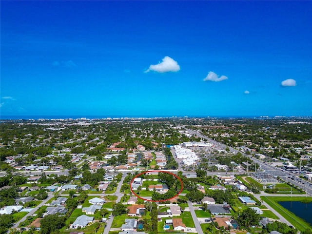 5948 Mirror Lake Rd, Sarasota, FL 34238 - aerial view of a large body of water