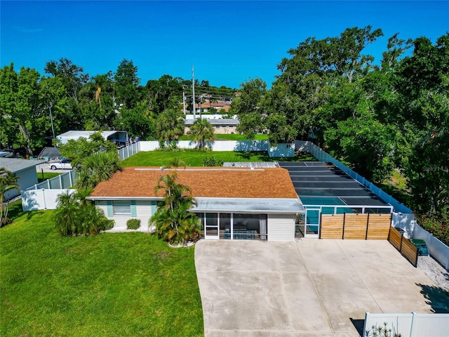 5948 Mirror Lake Rd, Sarasota, FL 34238 - view of contemporary home