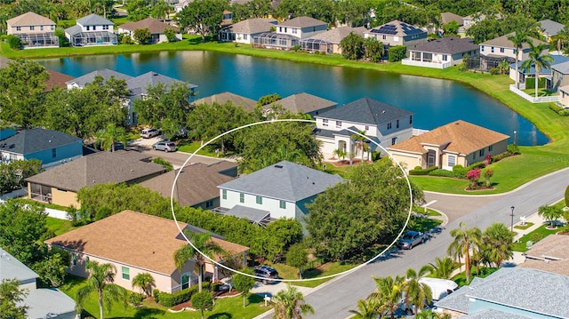 8804 Founders Cir, Palmetto, FL 34221 - aerial view of residential area with a large body of water