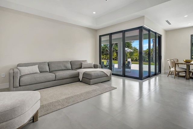 289 Long Meadow Ln, Rotonda West, FL 33947 - living area with recessed lighting and baseboards