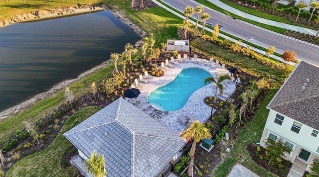 8689 Daybreak St, Sarasota, FL 34241 - bird's eye view of a pool