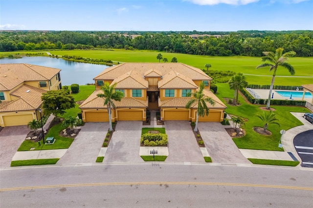 6923 Grand Estuary Trl Unit 101, Bradenton, FL 34212 - bird's eye view of a nearby body of water and a local golf course
