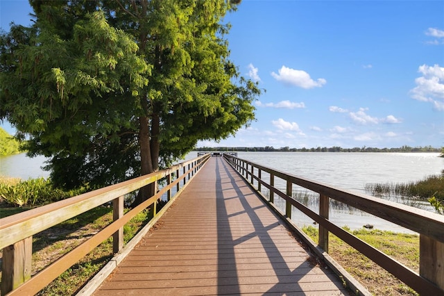 6923 Grand Estuary Trl Unit 101, Bradenton, FL 34212 - dock area with a water view