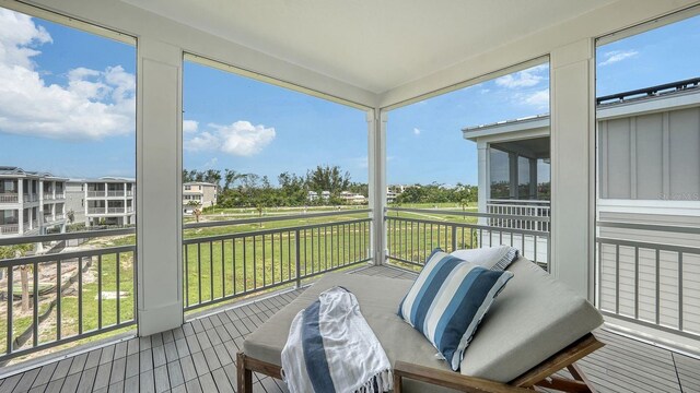 4322 Marina View Way, Cortez, FL 34215 - wooden deck featuring a lawn