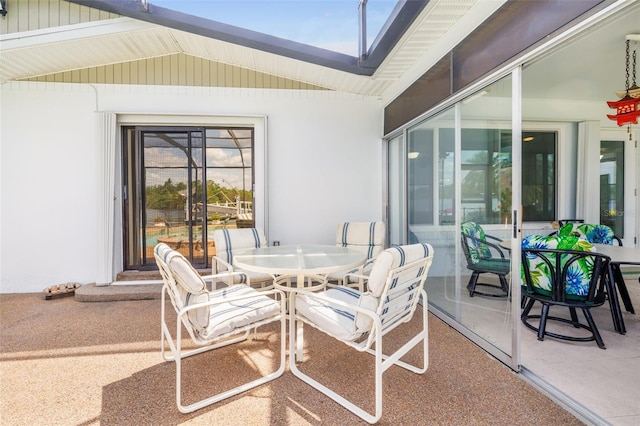 14544 Riverside Dr, Fort Myers, FL 33905 - view of patio with outdoor dining space