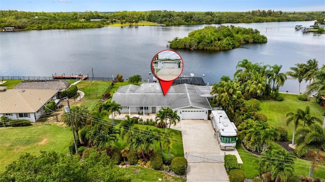 14544 Riverside Dr, Fort Myers, FL 33905 - view of subject property with a large body of water
