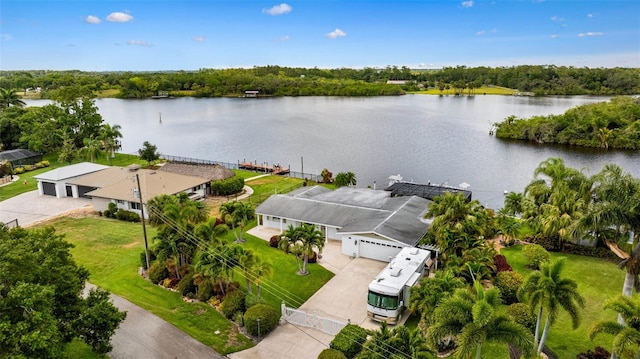 14544 Riverside Dr, Fort Myers, FL 33905 - view from above of property featuring a large body of water