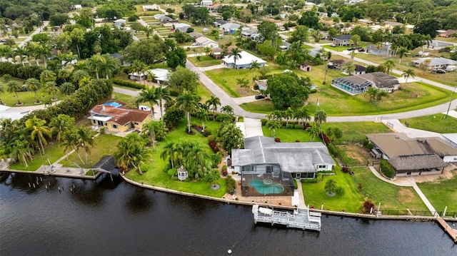 14544 Riverside Dr, Fort Myers, FL 33905 - aerial view of residential area featuring a large body of water