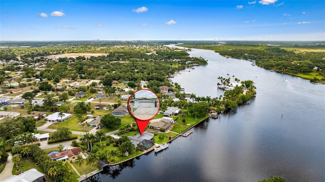 14544 Riverside Dr, Fort Myers, FL 33905 - drone / aerial view of a nearby body of water