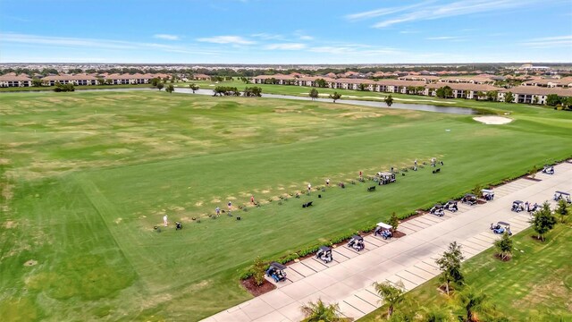 5528 Palmer Cir Unit 104, Bradenton, FL 34211 - aerial view of residential area featuring a nearby body of water and a golf course