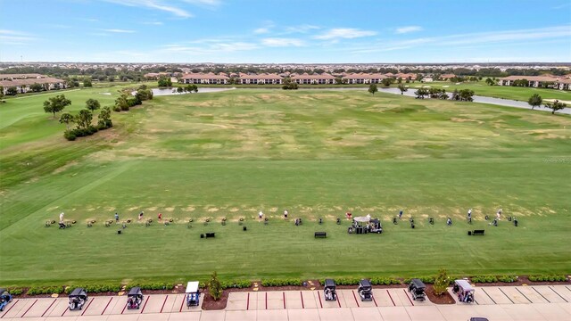 5528 Palmer Cir Unit 104, Bradenton, FL 34211 - aerial view of a golf course and a large body of water
