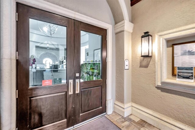 5528 Palmer Cir Unit 104, Bradenton, FL 34211 - entrance to property with french doors