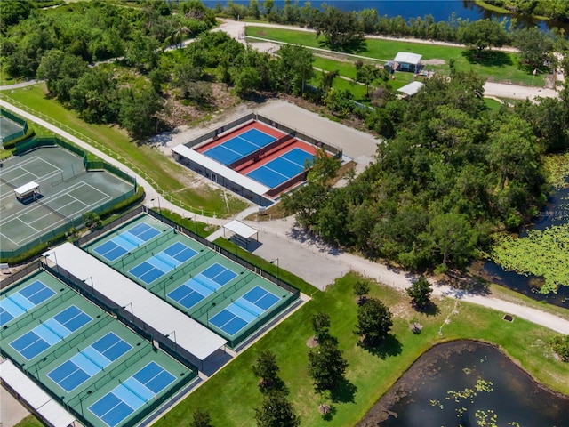 305 Siena Vista Pl, Sun City Center, FL 33573 - bird's eye view of a nearby body of water